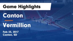 Canton  vs Vermillion  Game Highlights - Feb 23, 2017