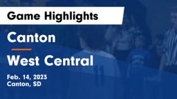 Canton  vs West Central  Game Highlights - Feb. 14, 2023
