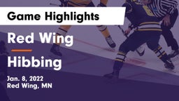 Red Wing  vs Hibbing  Game Highlights - Jan. 8, 2022