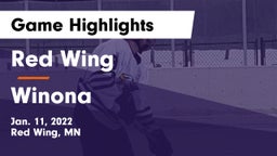 Red Wing  vs Winona  Game Highlights - Jan. 11, 2022