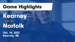 Kearney  vs Norfolk  Game Highlights - Oct. 18, 2023