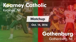 Matchup: Kearney Catholic Hig vs. Gothenburg  2016