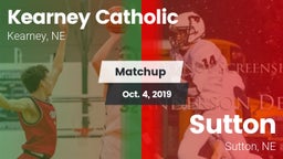 Matchup: Kearney Catholic vs. Sutton  2019