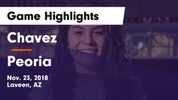 Chavez  vs Peoria  Game Highlights - Nov. 23, 2018