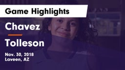 Chavez  vs Tolleson  Game Highlights - Nov. 30, 2018