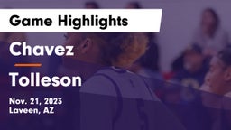 Chavez  vs Tolleson  Game Highlights - Nov. 21, 2023