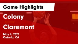 Colony  vs Claremont  Game Highlights - May 4, 2021