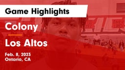 Colony  vs Los Altos  Game Highlights - Feb. 8, 2023