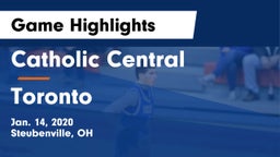 Catholic Central  vs Toronto Game Highlights - Jan. 14, 2020