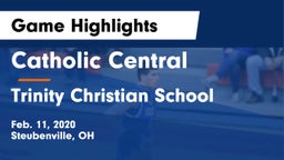Catholic Central  vs Trinity Christian School Game Highlights - Feb. 11, 2020