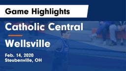 Catholic Central  vs Wellsville  Game Highlights - Feb. 14, 2020