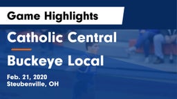 Catholic Central  vs Buckeye Local  Game Highlights - Feb. 21, 2020