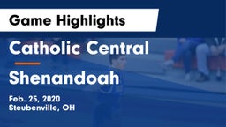 Catholic Central  vs Shenandoah  Game Highlights - Feb. 25, 2020