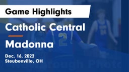 Catholic Central  vs Madonna  Game Highlights - Dec. 16, 2022
