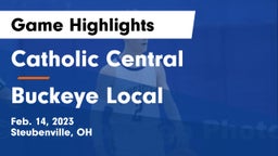 Catholic Central  vs Buckeye Local  Game Highlights - Feb. 14, 2023