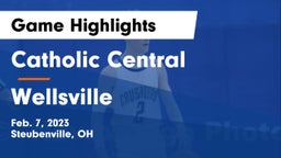 Catholic Central  vs Wellsville  Game Highlights - Feb. 7, 2023