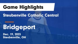 Steubenville Catholic Central  vs Bridgeport Game Highlights - Dec. 19, 2023