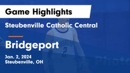 Steubenville Catholic Central  vs Bridgeport Game Highlights - Jan. 2, 2024