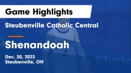 Steubenville Catholic Central  vs Shenandoah  Game Highlights - Dec. 30, 2023