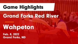 Grand Forks Red River  vs Wahpeton  Game Highlights - Feb. 8, 2022