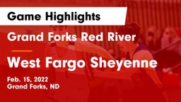 Grand Forks Red River  vs West Fargo Sheyenne  Game Highlights - Feb. 15, 2022