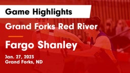 Grand Forks Red River  vs Fargo Shanley  Game Highlights - Jan. 27, 2023