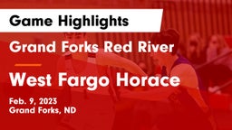 Grand Forks Red River  vs West Fargo Horace  Game Highlights - Feb. 9, 2023