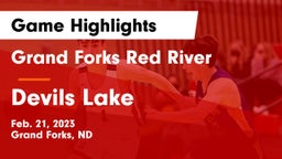 Grand Forks Red River  vs Devils Lake  Game Highlights - Feb. 21, 2023