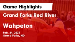 Grand Forks Red River  vs Wahpeton  Game Highlights - Feb. 24, 2023