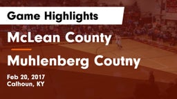 McLean County  vs Muhlenberg Coutny  Game Highlights - Feb 20, 2017