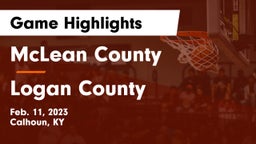 McLean County  vs Logan County  Game Highlights - Feb. 11, 2023