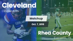 Matchup: Cleveland High vs. Rhea County  2016