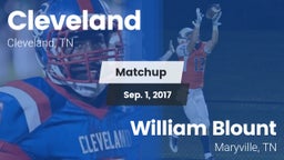 Matchup: Cleveland High vs. William Blount  2017