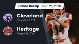 Recap: Cleveland  vs. Heritage  2018