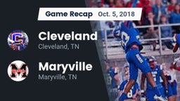 Recap: Cleveland  vs. Maryville  2018