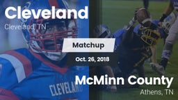 Matchup: Cleveland High vs. McMinn County  2018