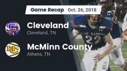 Recap: Cleveland  vs. McMinn County  2018