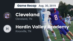 Recap: Cleveland  vs. Hardin Valley Academy 2019