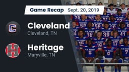 Recap: Cleveland  vs. Heritage  2019
