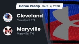Recap: Cleveland  vs. Maryville  2020