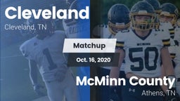 Matchup: Cleveland High vs. McMinn County  2020