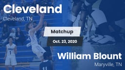 Matchup: Cleveland High vs. William Blount  2020