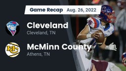 Recap: Cleveland  vs. McMinn County  2022