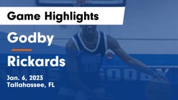 Godby  vs Rickards  Game Highlights - Jan. 6, 2023