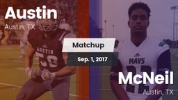 Matchup: Austin  vs. McNeil  2017