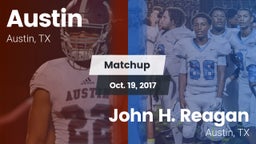 Matchup: Austin  vs. John H. Reagan  2017
