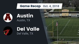 Recap: Austin  vs. Del Valle  2018