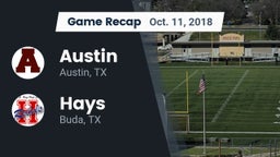 Recap: Austin  vs. Hays  2018