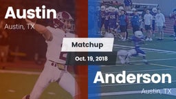 Matchup: Austin  vs. Anderson  2018