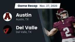 Recap: Austin  vs. Del Valle  2020